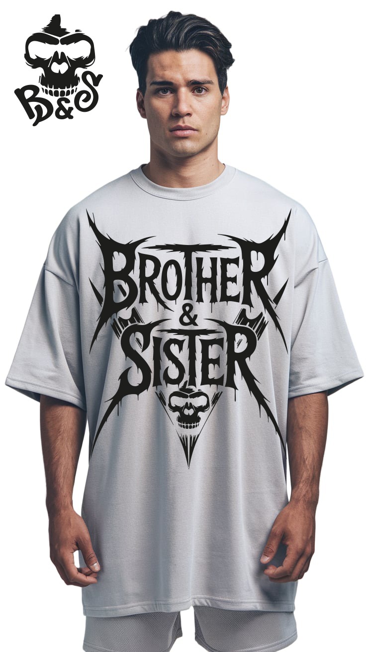 🕸️ Playera “Brother & Sister” — Gothic Bond Cut