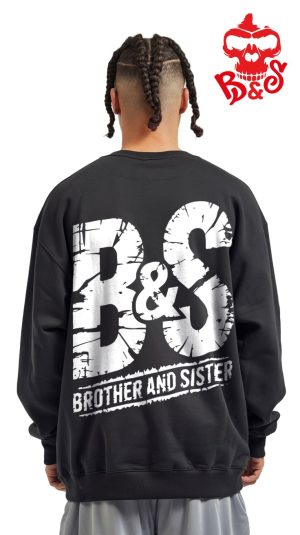 Sudadera “B&S Classic” — Logo Distressed