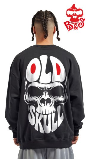 “OLD SKULL” Crewneck — Edición Cementerio